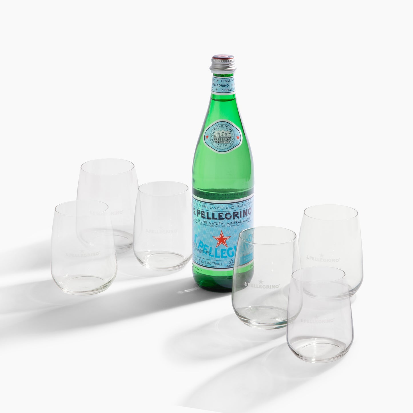 S.Pellegrino Sparkling Water Glasses (6)