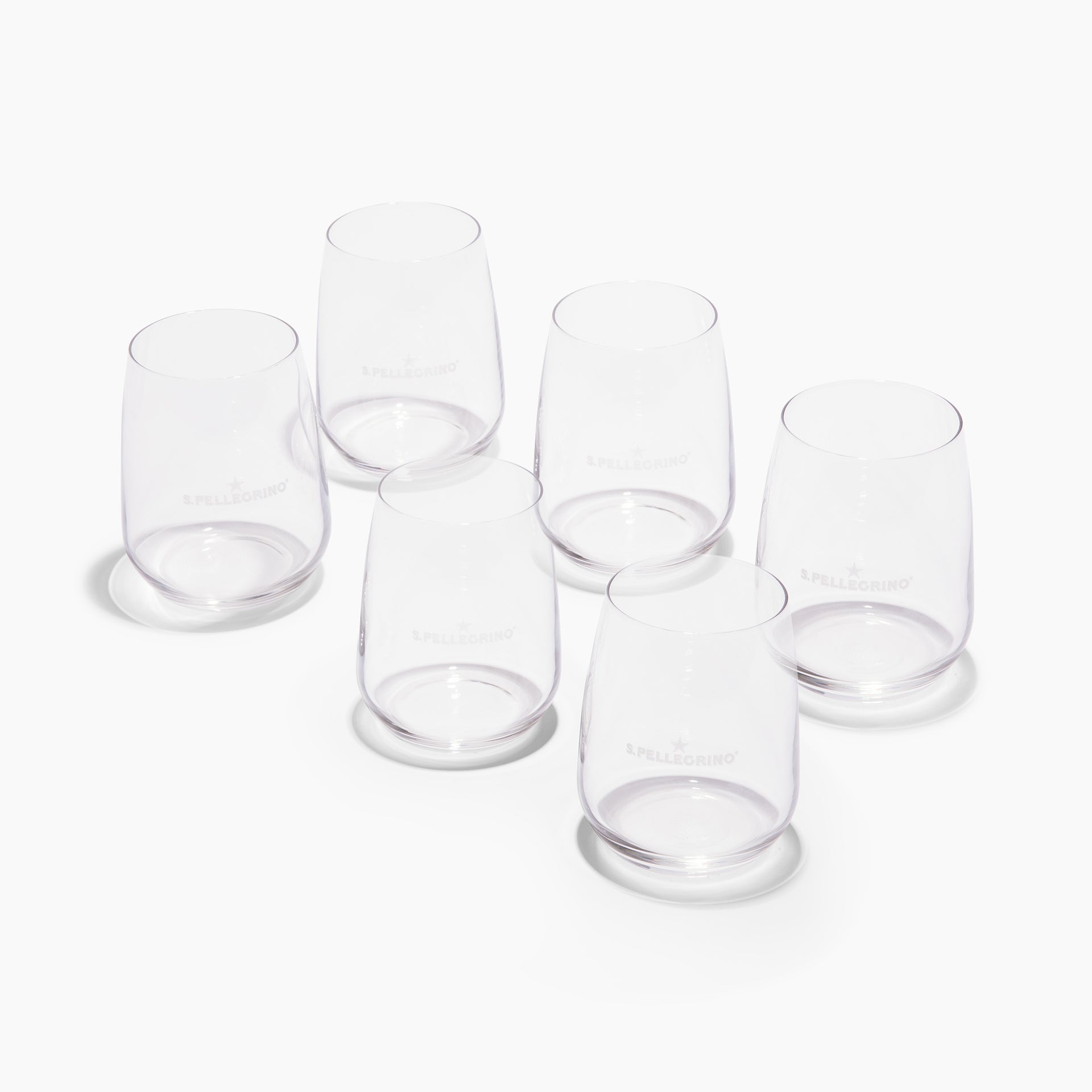 S.Pellegrino Sparkling Water Glasses (6)